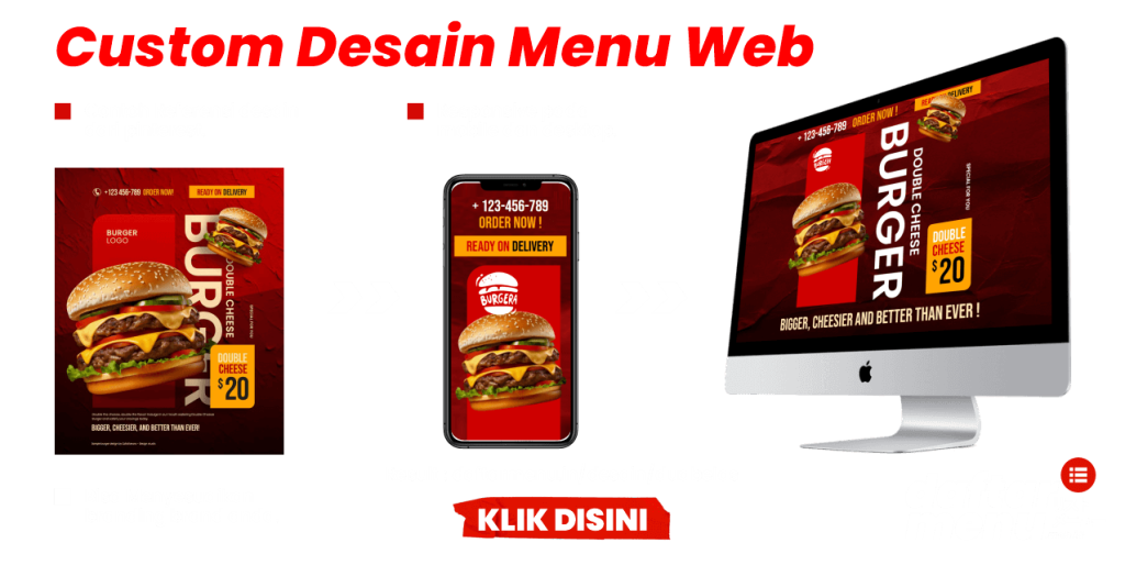 jasa MENU QR CUSTOM